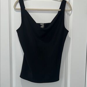 DKNY Elegant Black Camisole Top
